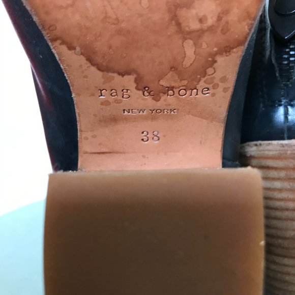 Rag and Bone Classic Newbury Leather Ankle Boot - Picture 8 of 8